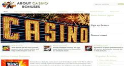 Desktop Screenshot of aboutcasinobonuse.com